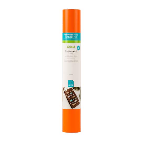 Cricut® Premium Vinyl™ Removable in Orange | 12" x 48" | Michaels®